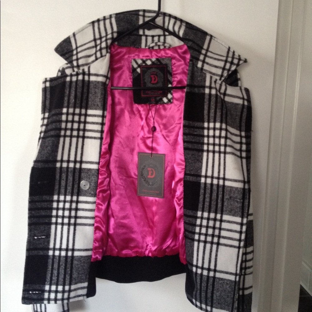 NWT- NYC DOLLHOUSE JUNIORS MDCOAT W/DETACHABLE HOOD - Picture 4 of 8
